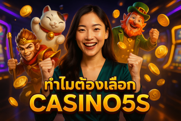 ทำไมต้องเลือก CASINO5S เว็บตรงจ่ายจริง