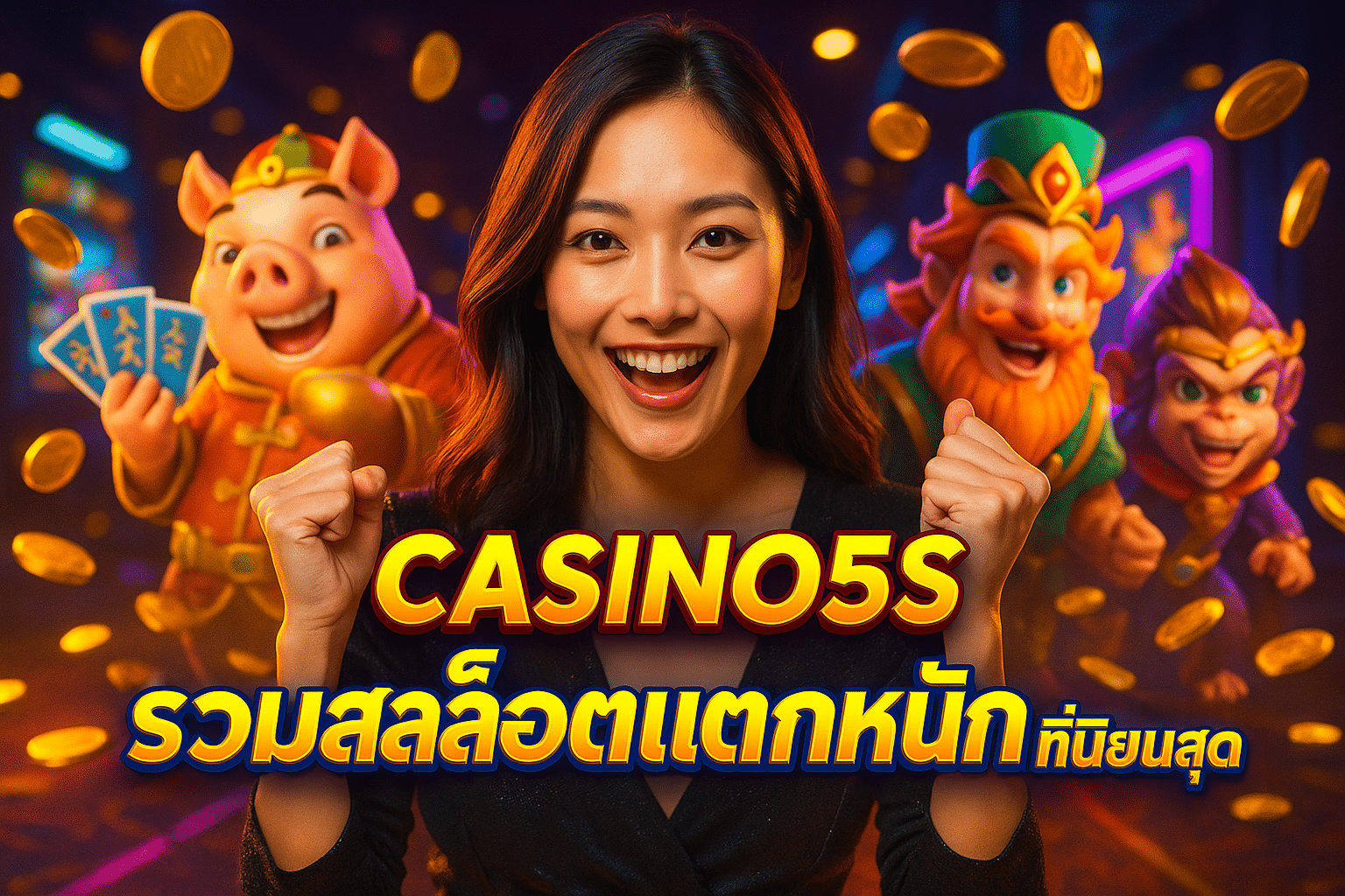 CASINO5S รวมสล็อตแตกหนักที่นิยมสุด